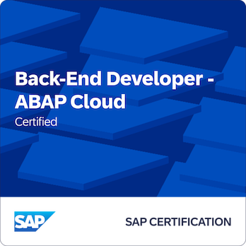 SAP Certified - Back-End Developer - ABAP Cloud